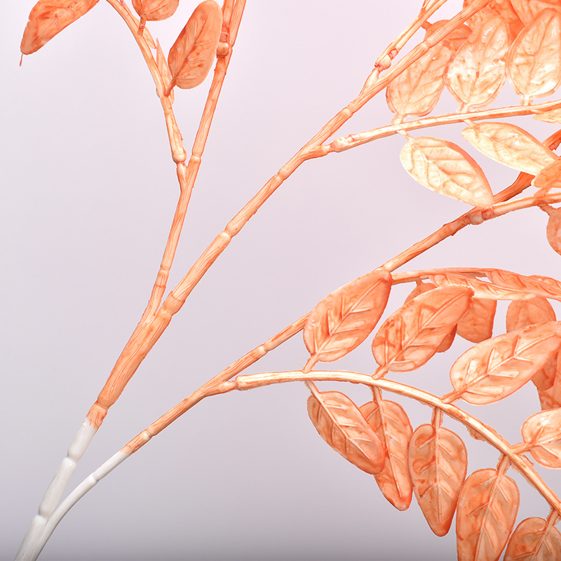 Simulation Chinese Scholartree Leave Plastic Flowers Wedding Flower Material Wedding Decorative Setting Lead Flower Fake Flower Factory Wholesale