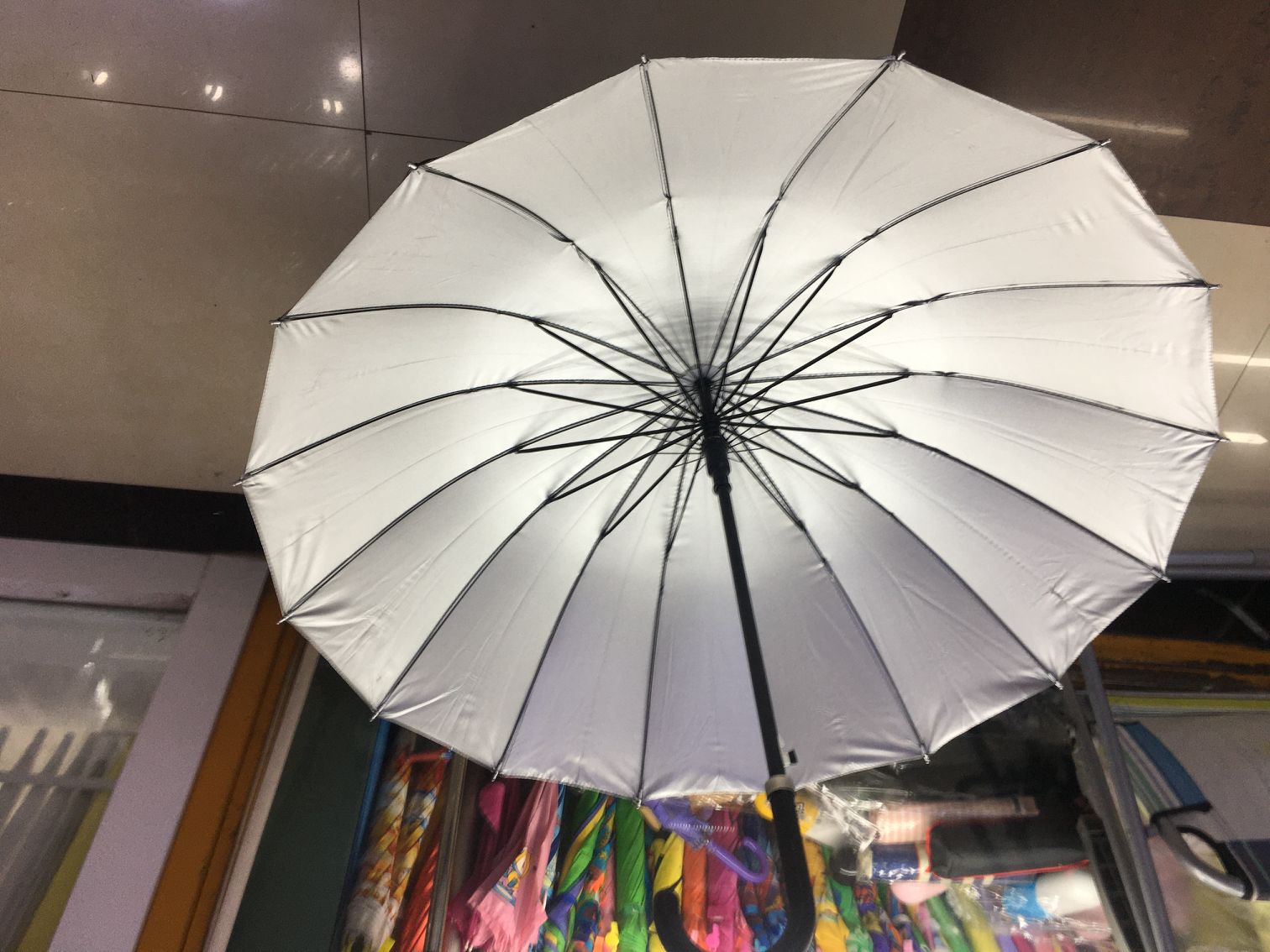 56cm 16K Automatic Silver Plastic Umbrella Sunny Umbrella Sun Protection Rain Proof Foreign Trade Exclusive Umbrella Cheap Wholesale Umbrella Plain Mixed 56cm 16K Automatic Silver Plastic Umbrella Sunny Umbrella Sun Protection Rain Proof Foreign Trade Exclusive Umbrella Cheap Wholesale Umbrella Plain Mixed