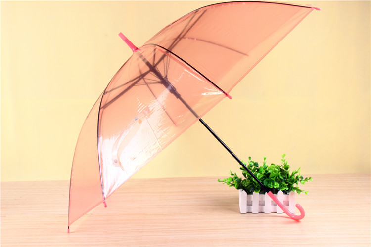 Fashion Korean PVC transparent umbrella dance performance long handle umbrella straight handle advertising umbrella Fashion Korean PVC transparent umbrella dance performance long handle umbrella straight handle advertising umbrella