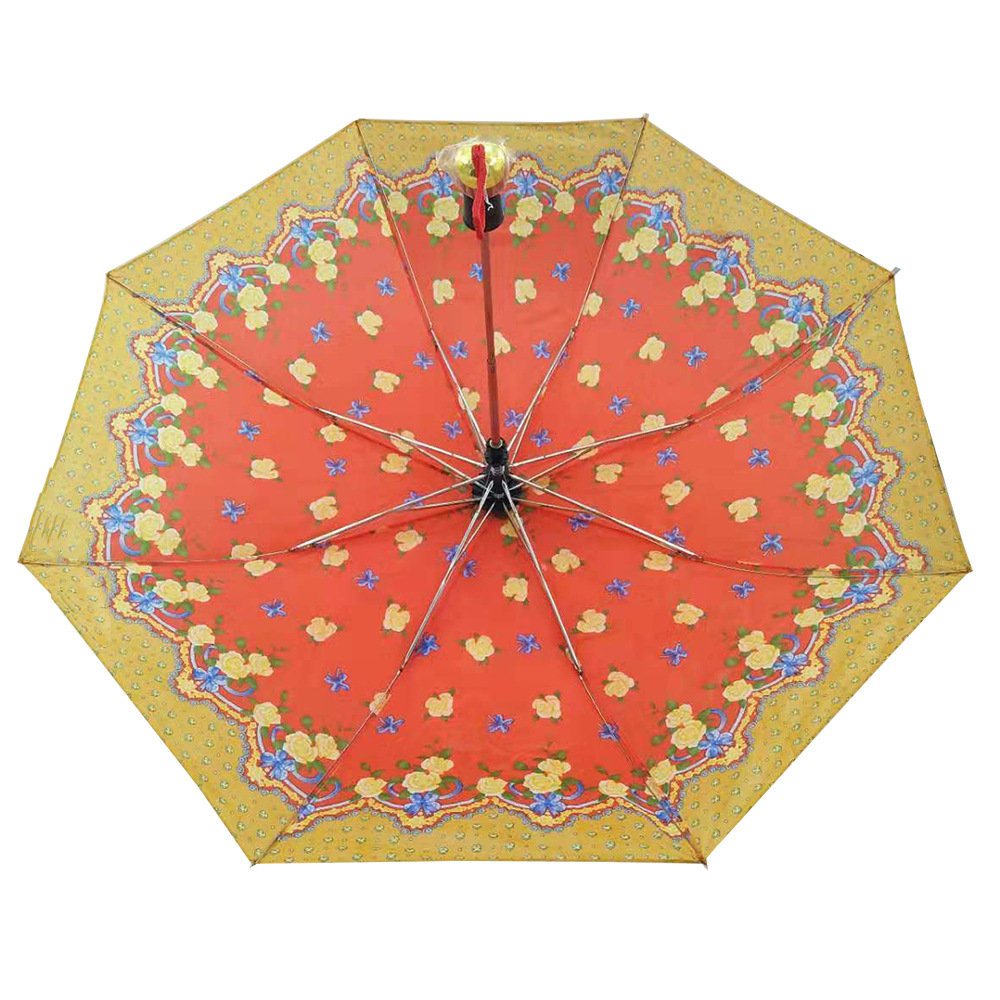 Wholesale Business 20 discount automatic umbrella Sunny Rain Dual folding umbrella gift Advertising umbrella umbrella LOGO