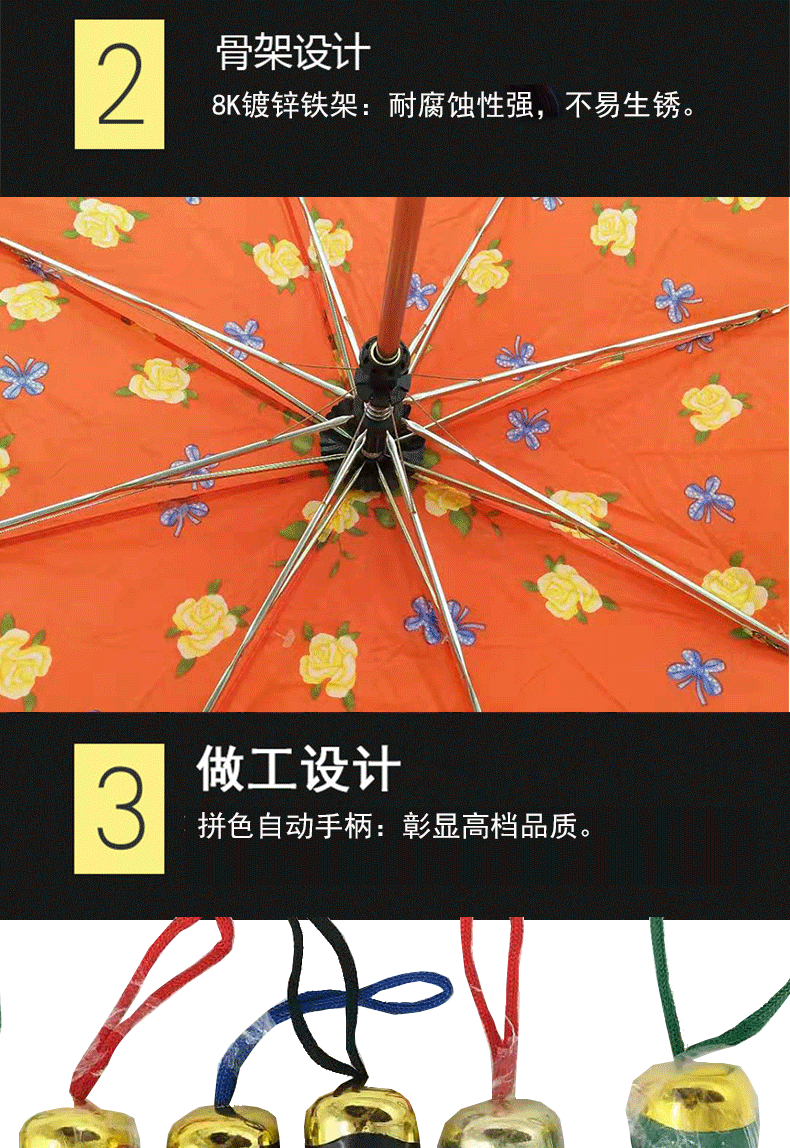 Wholesale Business 20 discount automatic umbrella Sunny Rain Dual folding umbrella gift Advertising umbrella umbrella LOGO