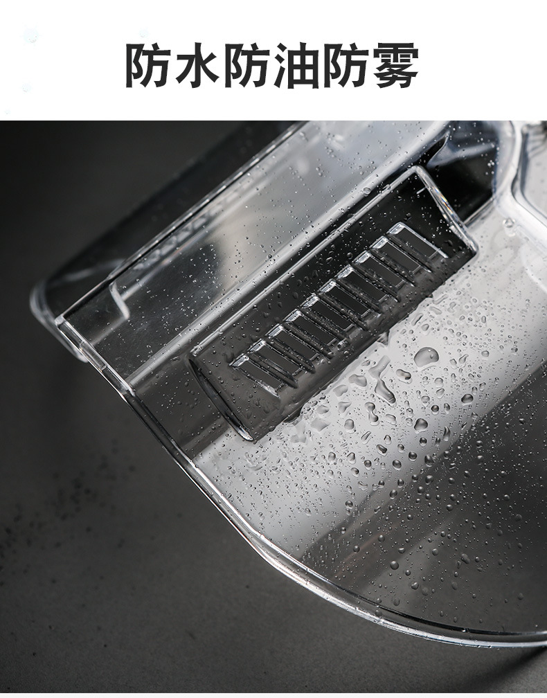 Anti-Splash Anti-Dust Polishing Impact Transparent Kitchen Protective Mask Face Screen Protective Mask Full Face Face Protective