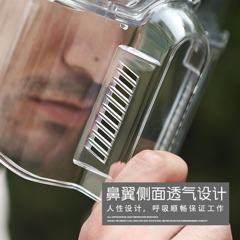 Anti-Splash Anti-Dust Polishing Impact Transparent Kitchen Protective Mask Face Screen Protective Mask Full Face Face Protective