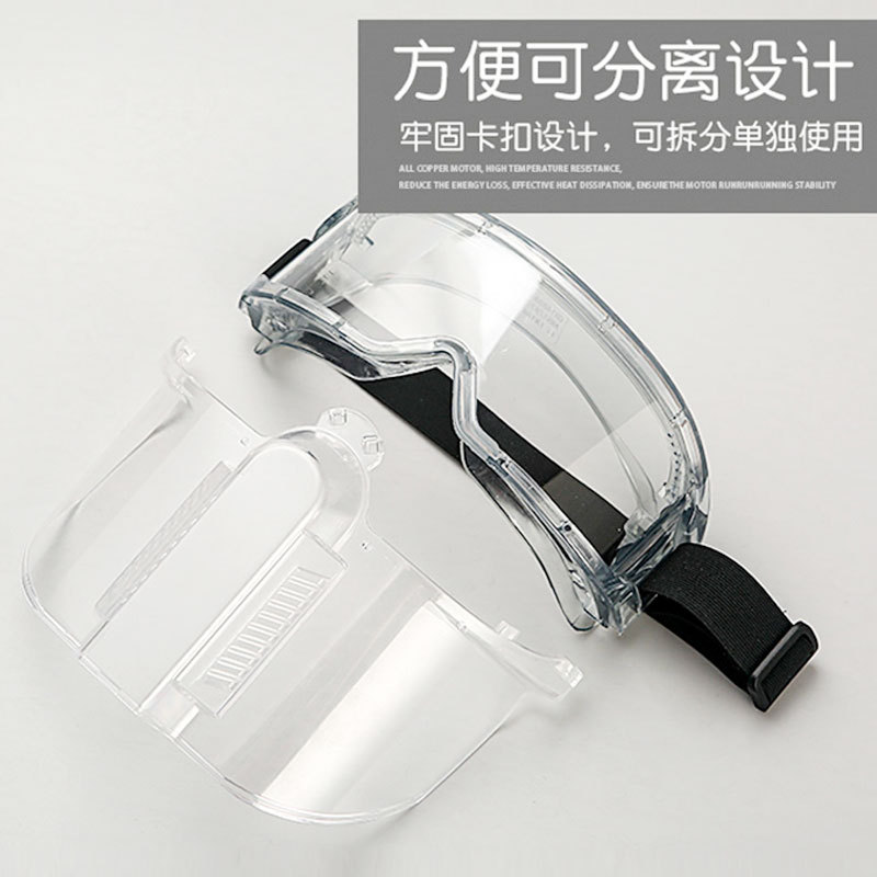 Anti-Splash Anti-Dust Polishing Impact Transparent Kitchen Protective Mask Face Screen Protective Mask Full Face Face Protective
