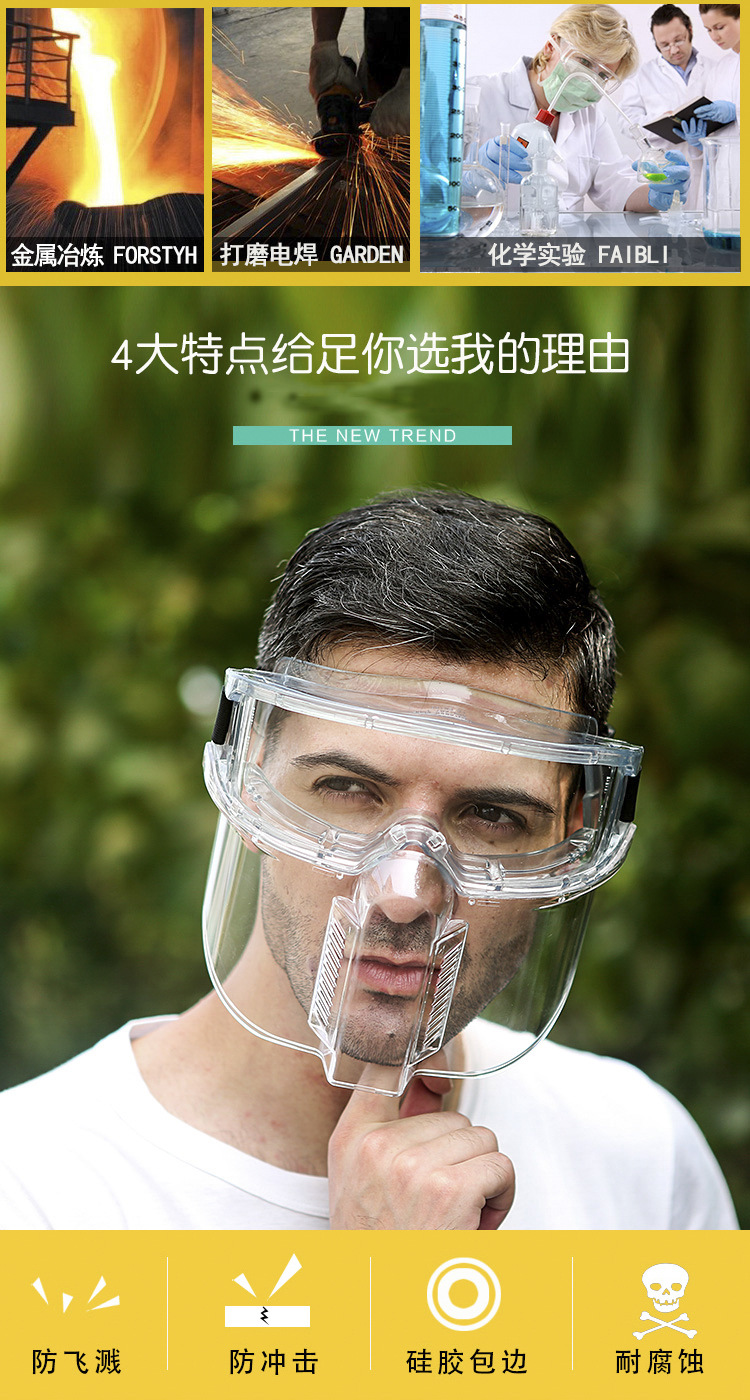 Anti-Splash Anti-Dust Polishing Impact Transparent Kitchen Protective Mask Face Screen Protective Mask Full Face Face Protective Anti-Splash Anti-Dust Polishing Impact Transparent Kitchen Protective Mask Face Screen Protective Mask Full Face Face Protective