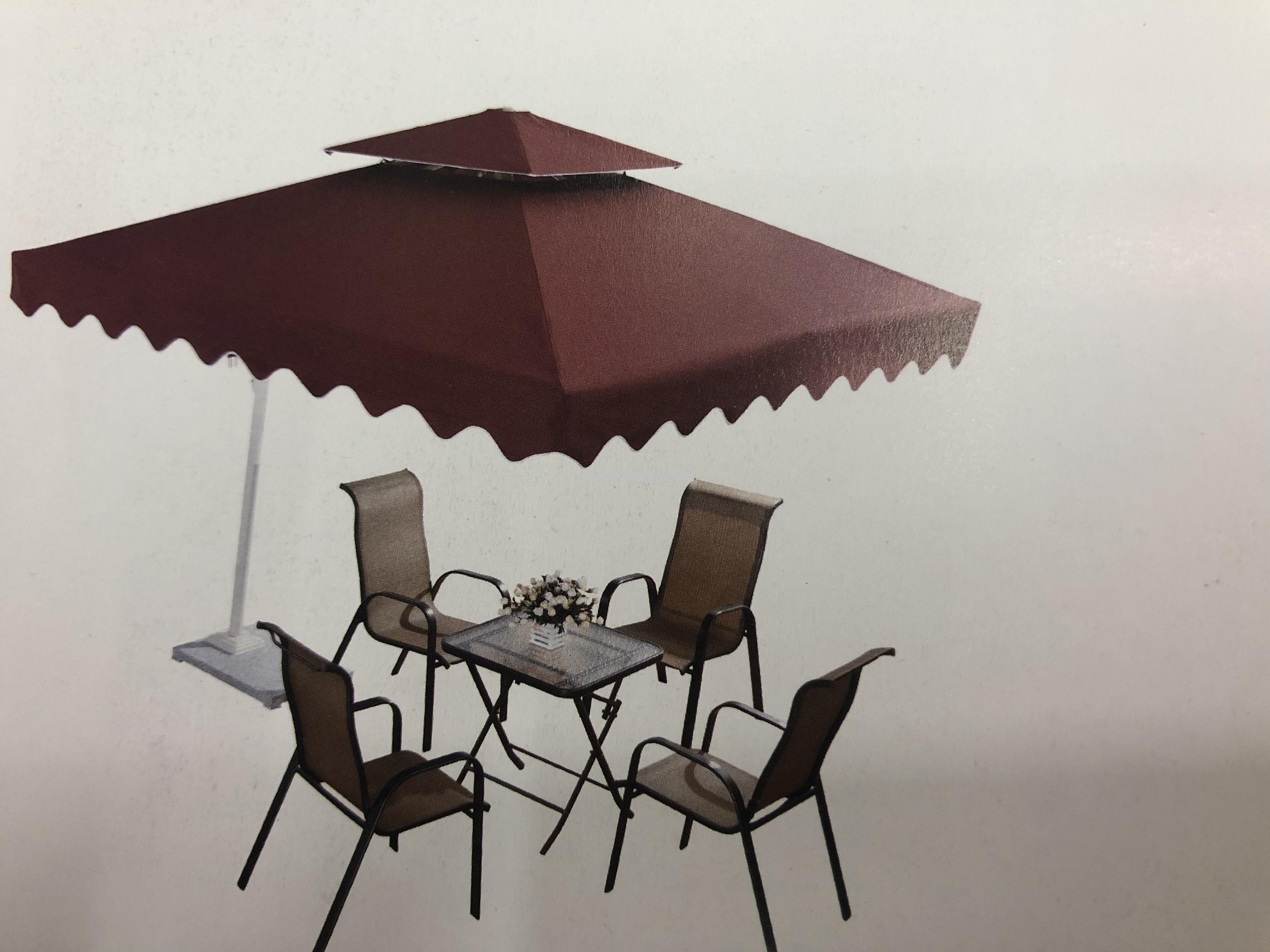 Outdoor leisure umbrella side umbrella square umbrella senting sun umbrella