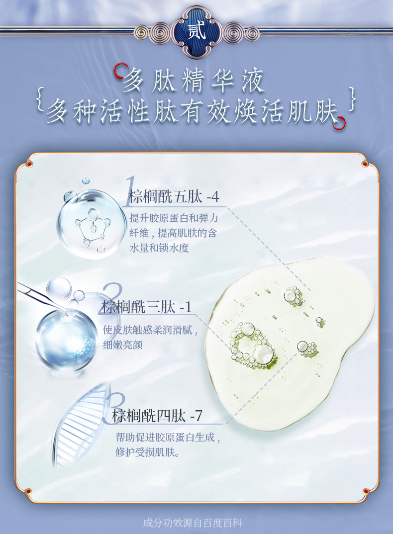 Mask Split Chitosan Polypeptide Vibrant and Bright Repair Mask Moisturizing Lady Facial Mask