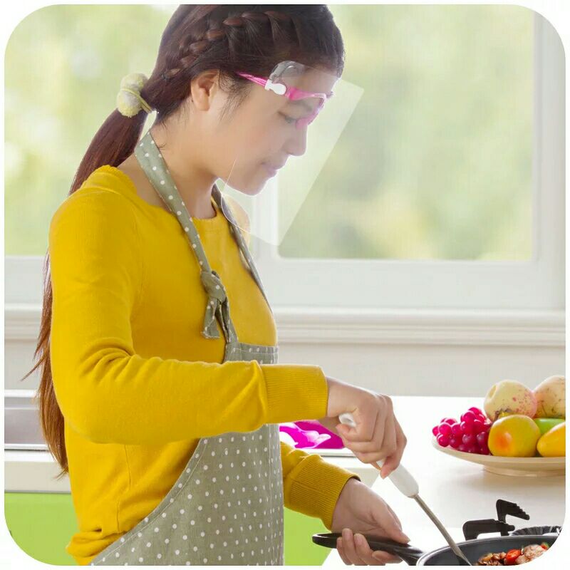 Stock a large supply of protective face mask face mask anti oil anti fog anti spray splash mask