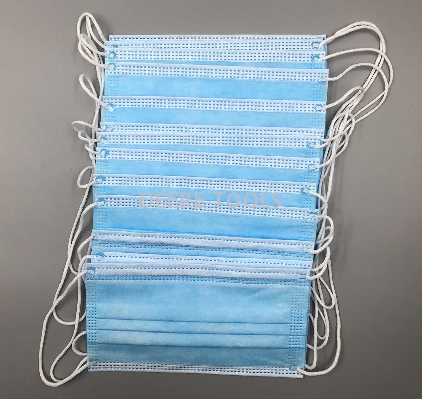 Spot disposable mask three-layer protective mask non-woven melt-sprayed cloth breathable mask
