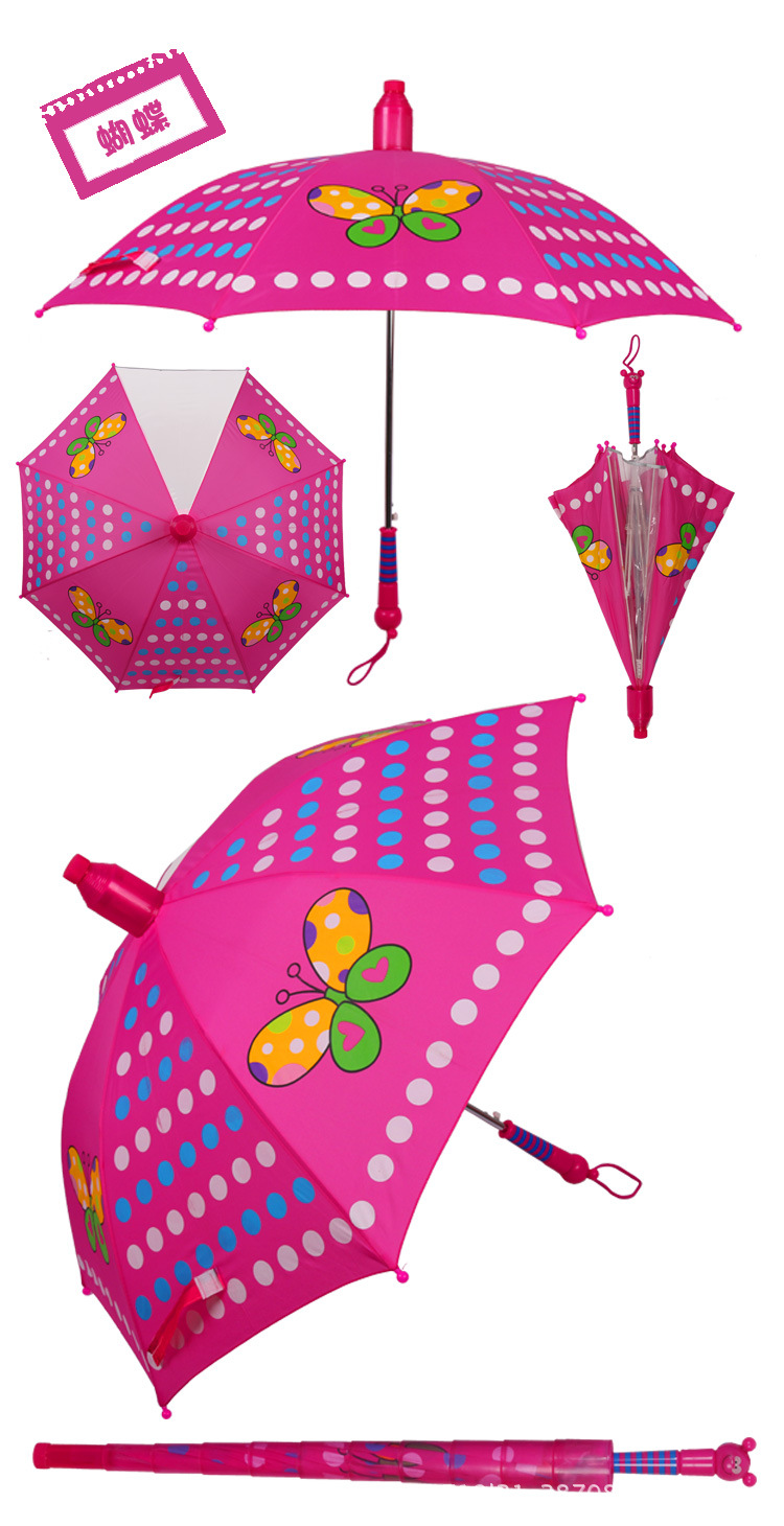 Ladybug Children's Umbrella Primary School Kindergarten Long Handle Umbrella Baby Girl 6-12 Years Old Children with Waterproof Umbrella Raincoat Ladybug Children's Umbrella Primary School Kindergarten Long Handle Umbrella Baby Girl 6-12 Years Old Children with Waterproof Umbrella Raincoat