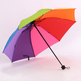 Colorful Transparent Umbrella Straight Rod Automatic Umbrella Long Handle Umbrella Umbrella Logo