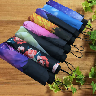 Colorful Transparent Umbrella Straight Rod Automatic Umbrella Long Handle Umbrella Umbrella Logo