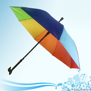 Colorful Transparent Umbrella Straight Rod Automatic Umbrella Long Handle Umbrella Umbrella Logo