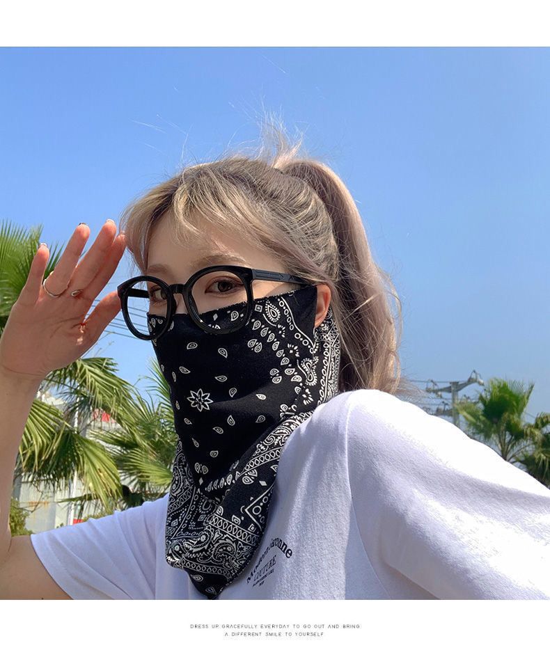 Summer Thin Type Sunscreen Mask Fashion Female Cycling Sun-Proof Full Face Protection Breathable Ear Mask Outdoor UV-Proof Summer Thin Type Sunscreen Mask Fashion Female Cycling Sun-Proof Full Face Protection Breathable Ear Mask Outdoor UV-Proof