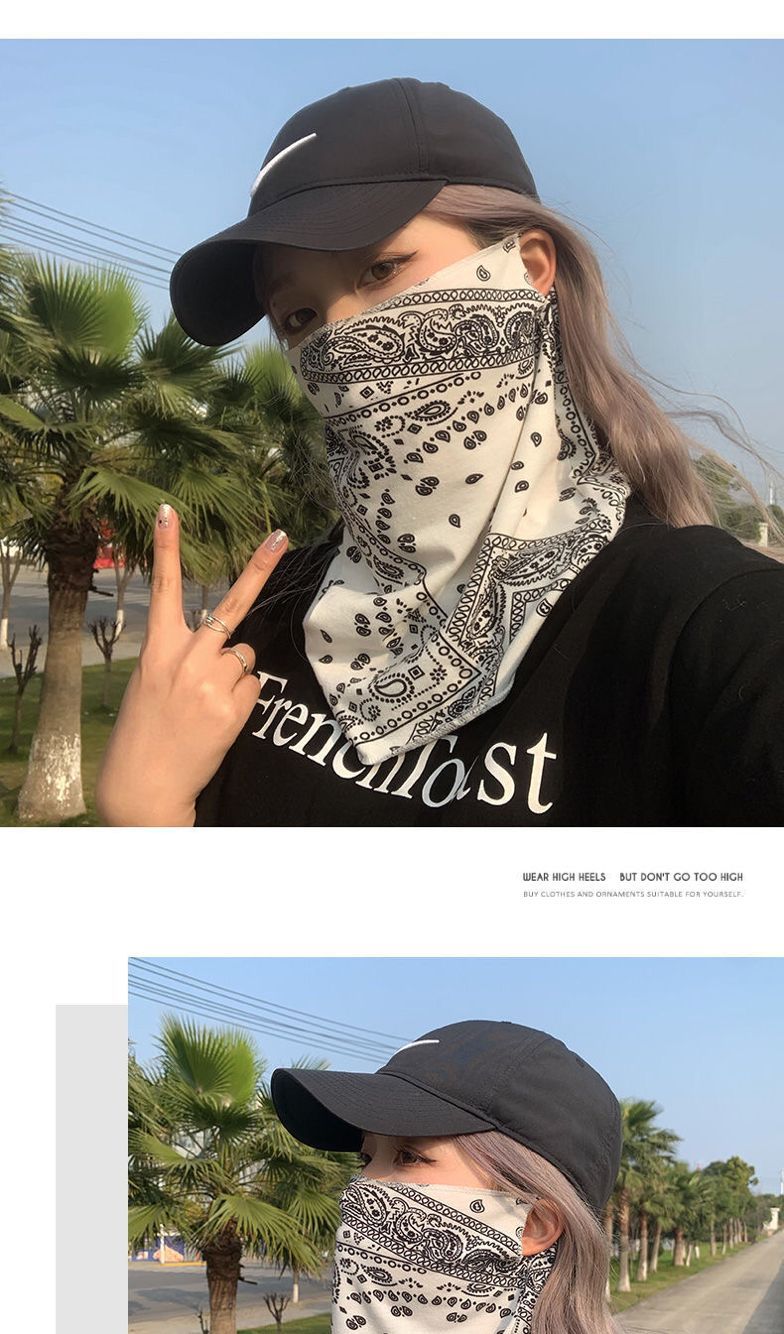 Summer Thin Type Sunscreen Mask Fashion Female Cycling Sun-Proof Full Face Protection Breathable Ear Mask Outdoor UV-Proof Summer Thin Type Sunscreen Mask Fashion Female Cycling Sun-Proof Full Face Protection Breathable Ear Mask Outdoor UV-Proof