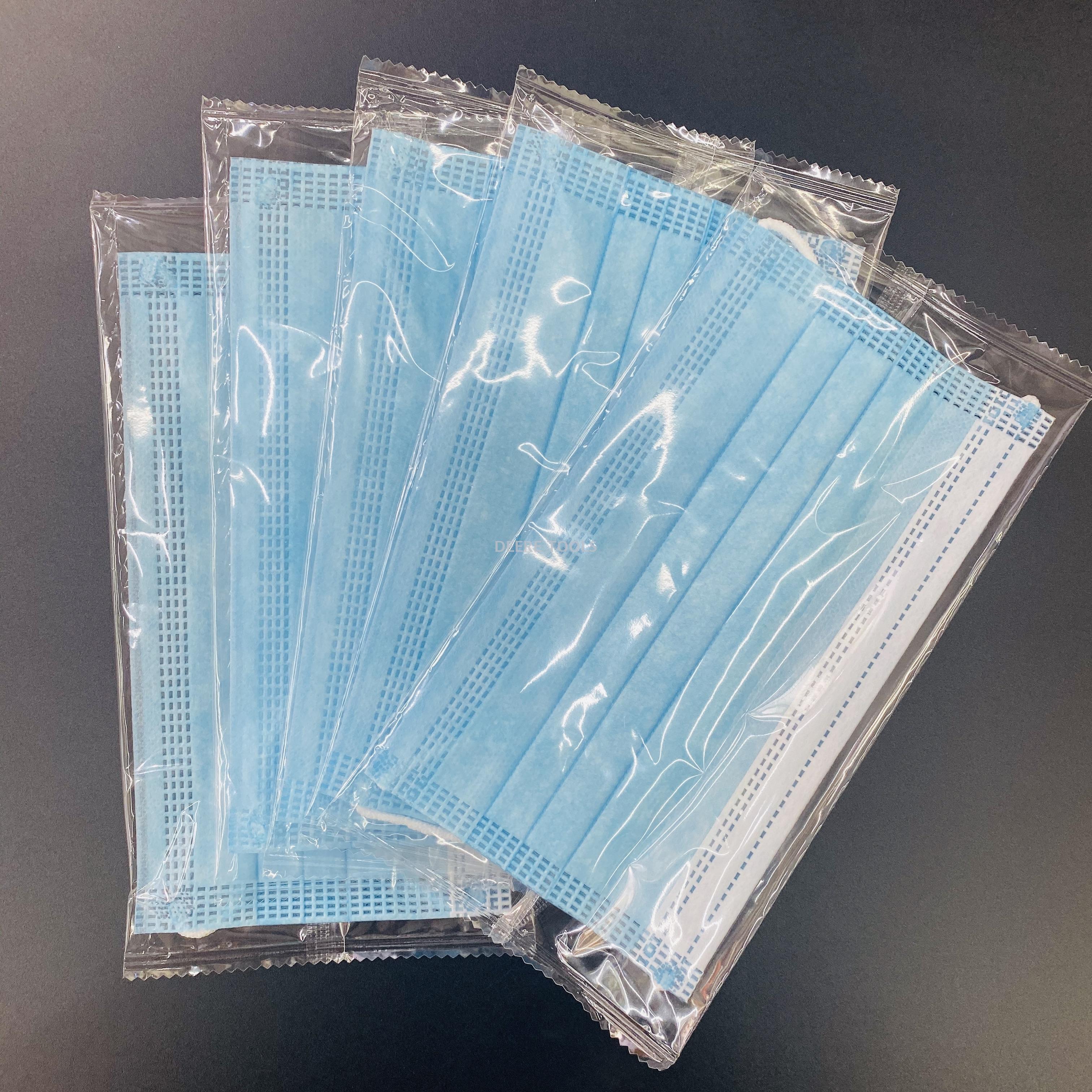 Disposable mask single piece independent packaging CE FDA export qualification is complete