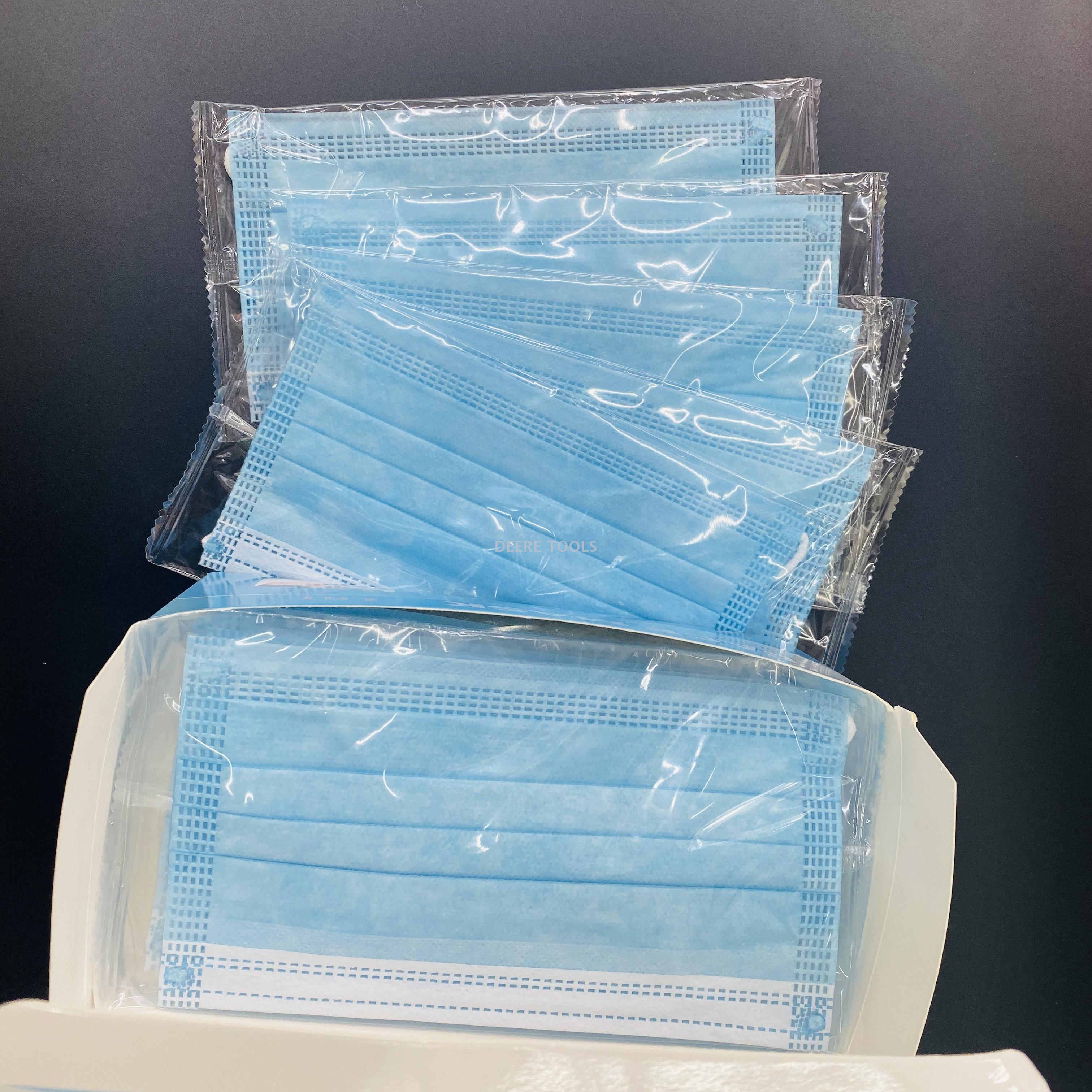 Disposable mask single piece independent packaging CE FDA export qualification is complete