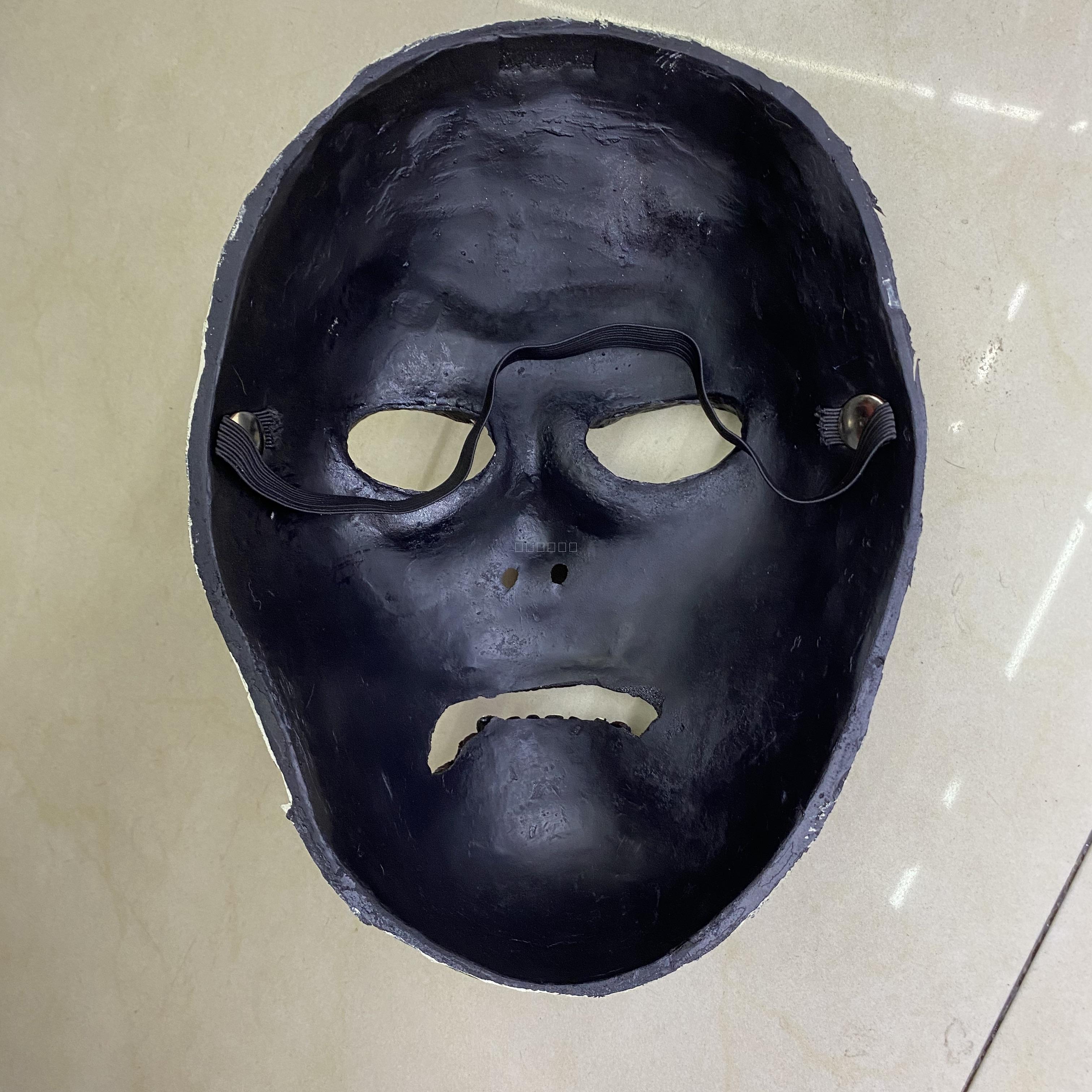 Halloween PU Foam Soft Mask Horror Bleeding Skull Cover Horror Scary Old Man Mask Ghost Head Old Man Face