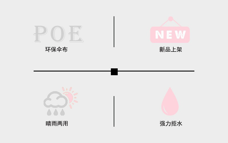 Factory Direct Supply New Automatic Poe Transparent Machine Printing Ins Style Straight Handle Umbrella Adult Umbrella Apollo S Umbrella