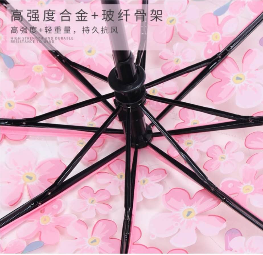 Japanese-Style Long Handle Transparent Frosted Umbrella Photo Internet Hot Fresh Student Children's Transparent Umbrella Logo Advertising Customization