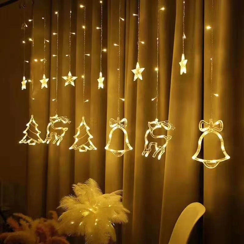 Factory Direct Sales Curtain Lights Colored Lights Christmas Lights Globe Outdoor Lights T8 T5
