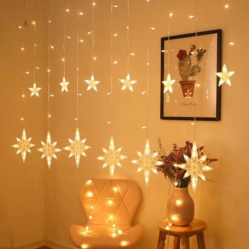 Factory Direct Sales Curtain Lights Colored Lights Christmas Lights Globe Outdoor Lights T8 T5