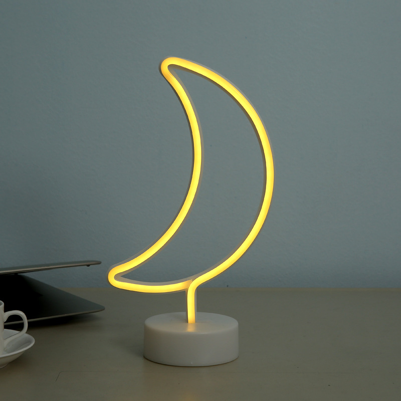 With the base animal ins neon tube LED lights flamingo neon lights decoration lights Christmas lights With the base animal ins neon tube LED lights flamingo neon lights decoration lights Christmas lights
