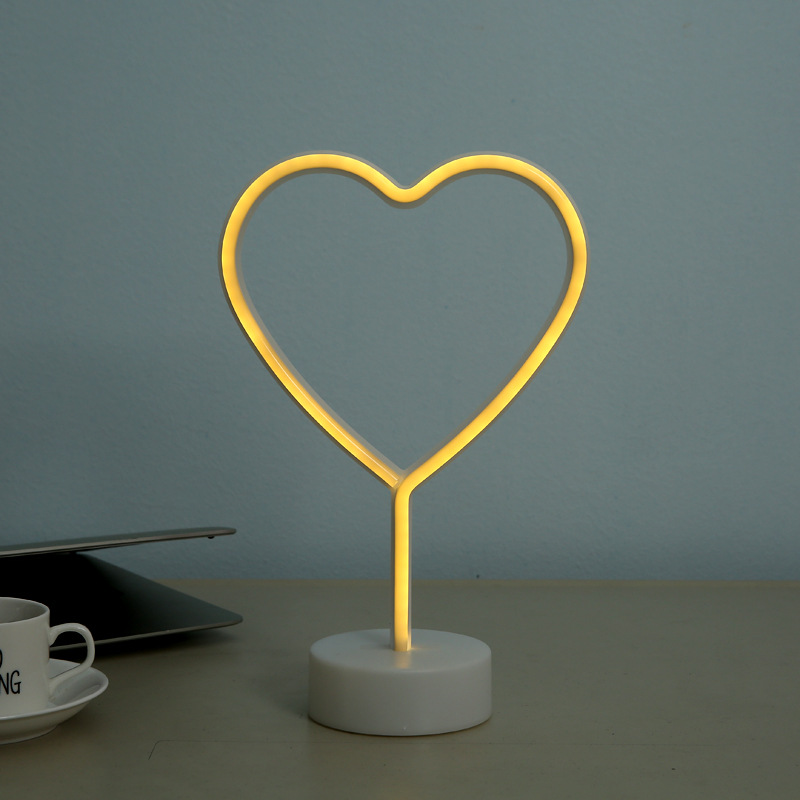 With the base animal ins neon tube LED lights flamingo neon lights decoration lights Christmas lights With the base animal ins neon tube LED lights flamingo neon lights decoration lights Christmas lights