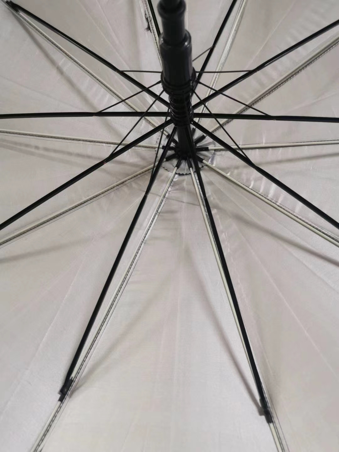 70cm 10-Bone Automatic Silver Glue Checkered Umbrella Anti-Drip Cover Sunny Umbrella Foreign Trade Supermarket Exclusive Umbrella Wholesale at a Low Price