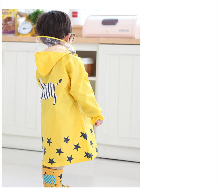 Korean Cute Fashion Cartoon Boys and Girls Baby Raincoat Poncho with Schoolbag Position Umbrella Rain Boots Three-Piece Suit
