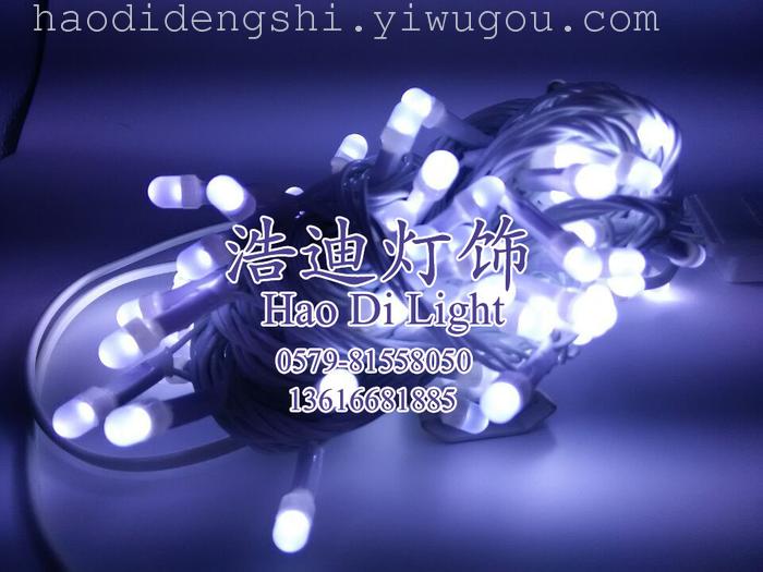 Christmas lights V8LED small decorative lamp string white bubble Christmas lights V8LED small decorative lamp string white bubble