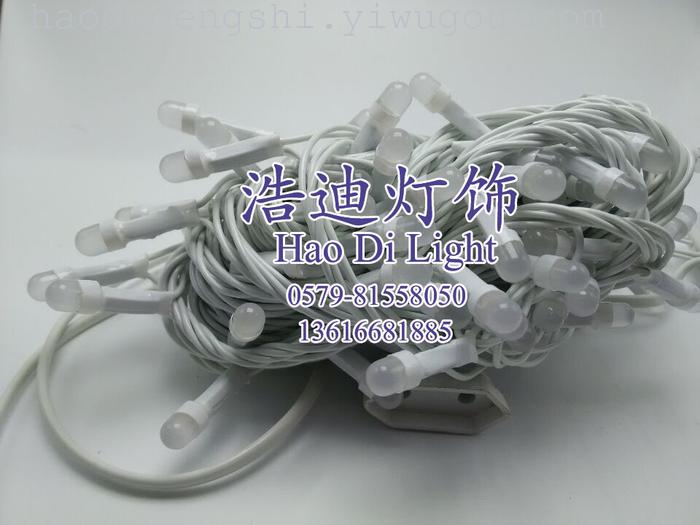 Christmas lights V8LED small decorative lamp string white bubble Christmas lights V8LED small decorative lamp string white bubble