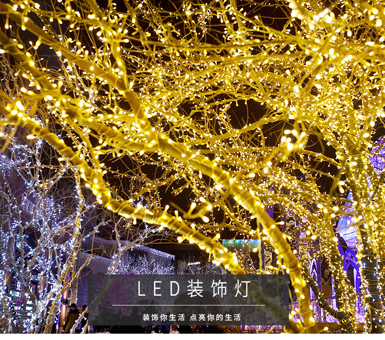 Factory Wholesale LED Lighting Chain Outdoor Starry Lights Christmas Lights Wedding String Holiday Decorative Lights Flashing Light Factory Wholesale LED Lighting Chain Outdoor Starry Lights Christmas Lights Wedding String Holiday Decorative Lights Flashing Light