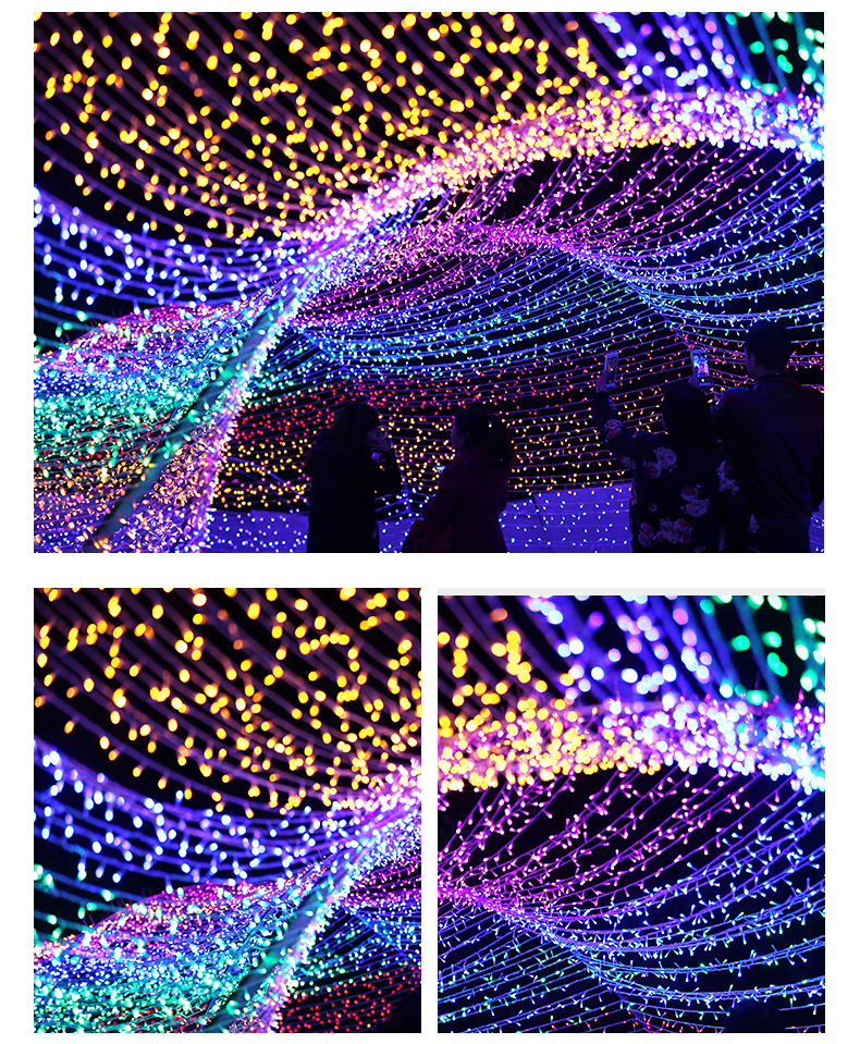 Factory Wholesale LED Lighting Chain Outdoor Starry Lights Christmas Lights Wedding String Holiday Decorative Lights Flashing Light Factory Wholesale LED Lighting Chain Outdoor Starry Lights Christmas Lights Wedding String Holiday Decorative Lights Flashing Light