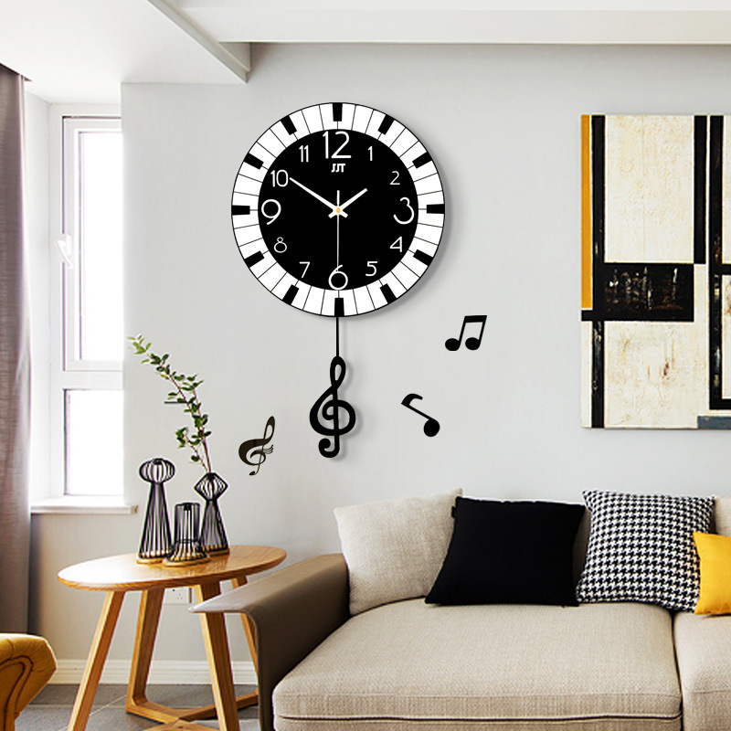 Nordic Creative Clocks Wall Clock Living Room Modern Minimalist Bedroom Noiseless Wall Clock Home Fashion Pocket Watch Wall Clocks
