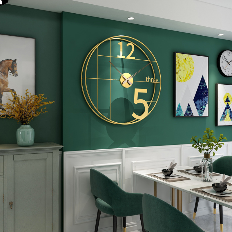 Nordic Clock Simple Wall Clock Living Room Home Decoration Pocket Watch Affordable Luxury Fashion Artistic Creative Clock Wall Hanging Wall Clocks