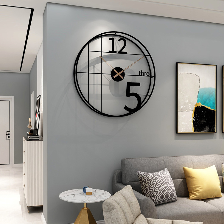 Nordic Clock Simple Wall Clock Living Room Home Decoration Pocket Watch Affordable Luxury Fashion Artistic Creative Clock Wall Hanging Wall Clocks