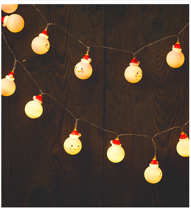 Led lights Christmas lights snowman battery lights Christmas lights on the ins wind