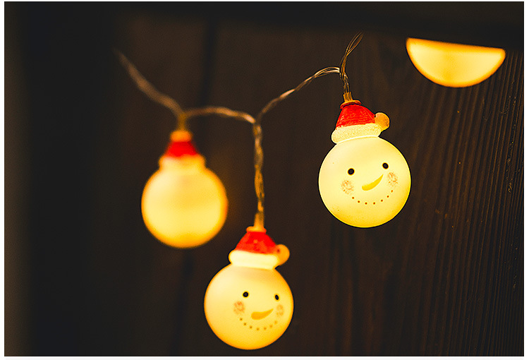 Led lights Christmas lights snowman battery lights Christmas lights on the ins wind