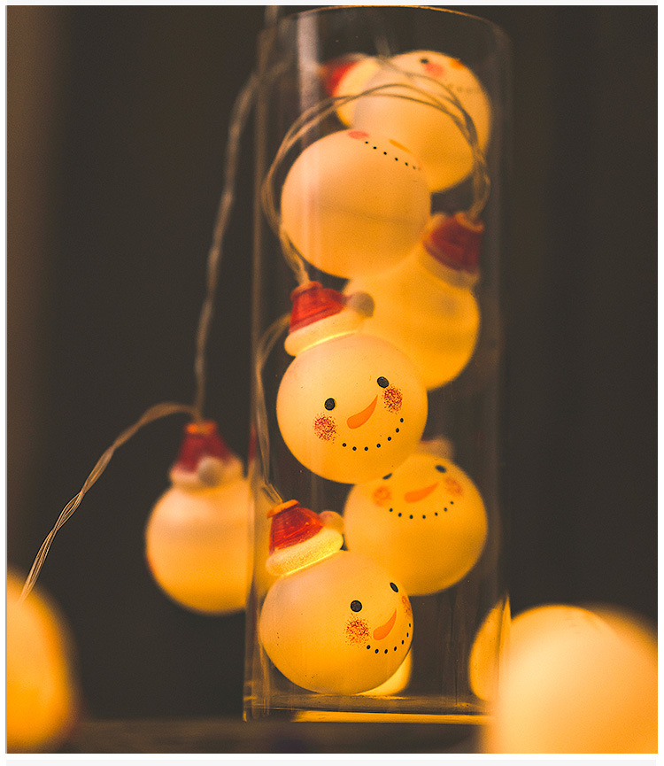 Led lights Christmas lights snowman battery lights Christmas lights on the ins wind