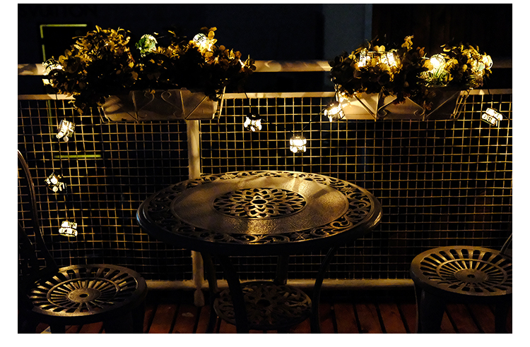 Ins American vintage cylindrical iron art Christmas lights string decorative lights string rooms decorative outdoor Ins American vintage cylindrical iron art Christmas lights string decorative lights string rooms decorative outdoor