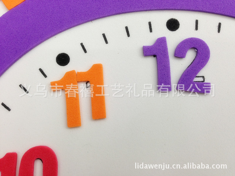 New spring manufacturers custom-made Eva creative alarm clock DIY stereo handcrafted clocks for children children's alarm clock New spring manufacturers custom-made Eva creative alarm clock DIY stereo handcrafted clocks for children children's alarm clock