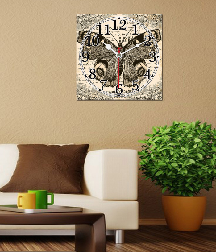 Simple Silent Clocks Frameless Frames Frameless Frames Clock Decorated Wall Clocks Fashion Art Ideas Wall Clocks