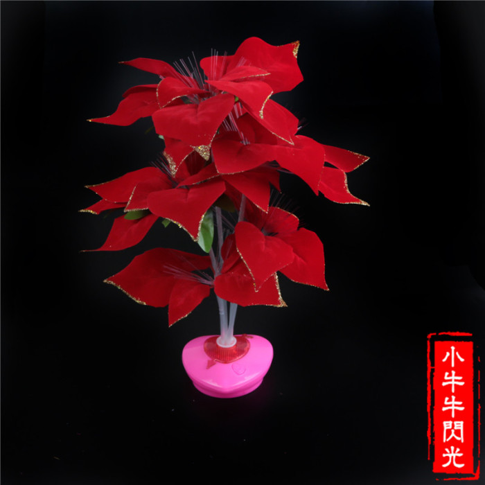 Flash Christmas flower glitter ornaments fiber optic flower children to spread the source Flash Toys Flash Christmas flower glitter ornaments fiber optic flower children to spread the source Flash Toys