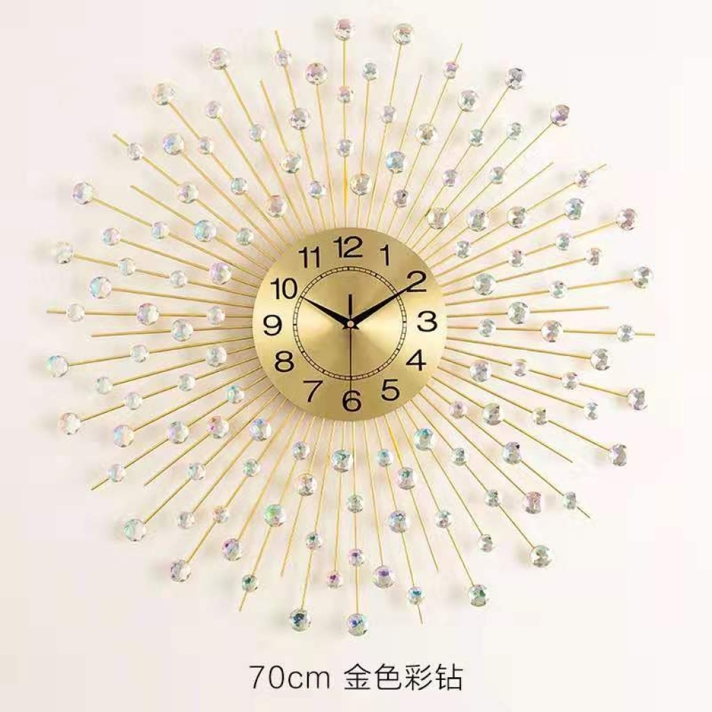 Foreign trade tianyin exquisite clocks and watches manufacturers direct Foreign trade tieyi wall clock european-style simple personality fashion compact