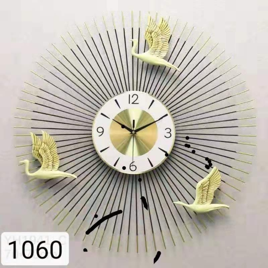 Foreign trade tianyin exquisite clocks and watches manufacturers direct Foreign trade tieyi wall clock european-style simple personality fashion compact