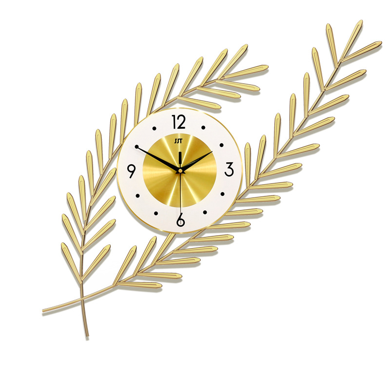 Light Luxury Clock Wall Clock Fashion Creative Nordic Living Room Home Decoration Art Clock Simple Modern Wall Hanging Wall Clocks
