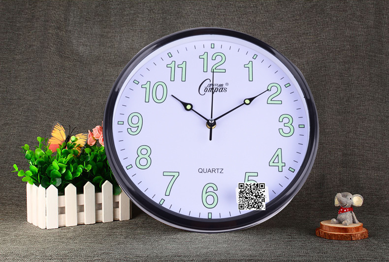 Compas clock modern clocks and creative clock mute the living room clock large wall charts simple wall clock