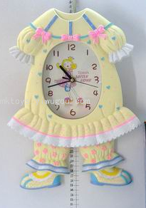 Children&#039;s Clock Cartoon Little Princess Swing Wall Clock Living Room Home Cute Fashion Creative Clocks Art Clock