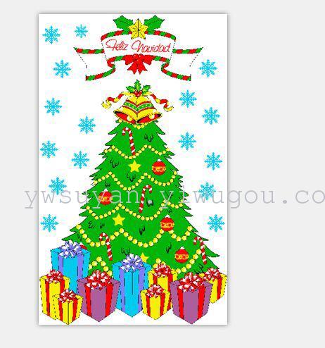 Velvet border printing, Christmas flower tea towel, dishcloth Velvet border printing, Christmas flower tea towel, dishcloth